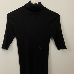 Express Black Ribbed sweater